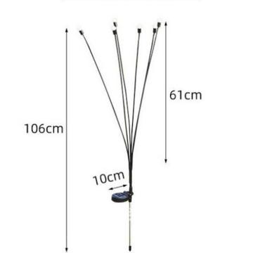 紡派儂 太陽能螢火蟲燈，F(xiàn)PNTYLYHCD-1，暖白，106×10cm 售賣規(guī)格：1個
