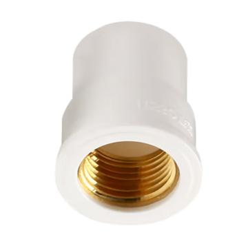 联塑 铜内丝直接头，(PVC-U给水配件)白色 dn32XRC1＂ 售卖规格：1只