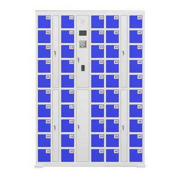 鍇源 智能手機(jī)充電柜,指紋識別系統(tǒng),50門,尺寸:1260×300×1800，KY-SJG24 售賣規(guī)格：1臺