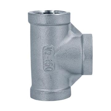 Raxwell 不锈钢304内丝三通，1/4"，DN8，PT螺纹，RVPA1002 售卖规格：1个
