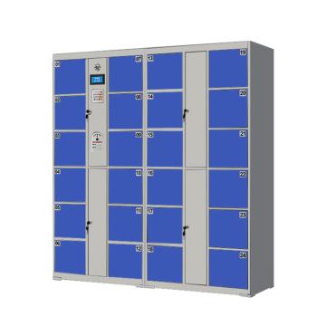 鍇源 智能存包柜,指紋識(shí)別系統(tǒng),24門(mén),1700×460×1800一主柜一副柜，KY-CBG037 售賣(mài)規(guī)格：1臺(tái)