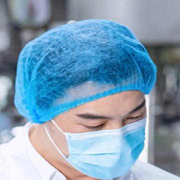 星工 一次性頭套，加厚防塵帽，藍色100只 無紡布帽子 售賣規(guī)格：1包