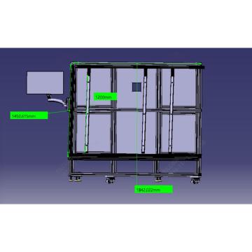 塔姆工品 布线板框架机构，3600mm宽度1400mm，总高 1800mm 售卖规格：1个