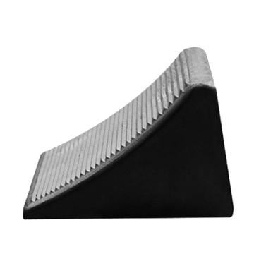 功成狮 车轮挡块 便携式橡胶止退器 规格240*150*200mm 黑色 重量约5KG 适用于大货车，GSSC0181 售卖规格：1个