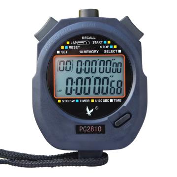 天福 電子秒表，電子秒表PC2810 雙排10道 售賣(mài)規(guī)格：1個(gè)