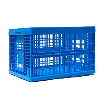 Raxwell 無蓋折疊筐，RHSS4100 尺寸(mm),外:600×400×360,內(nèi):560×360×350,藍(lán)色 售賣規(guī)格：1個