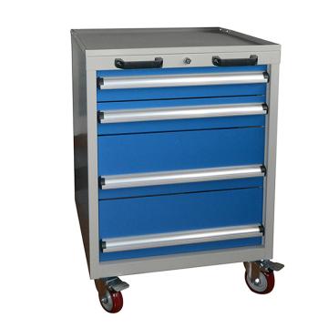 Raxwell 四抽標(biāo)準(zhǔn)可移動工具車(帶掛板、4層工具），566×600×1315，RTTS0039 （工具可定制） 售賣規(guī)格：1套