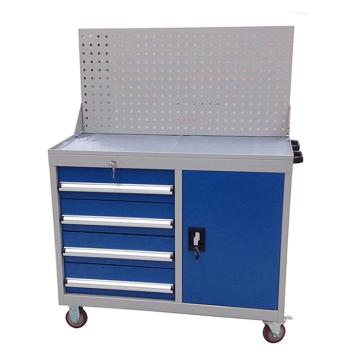 Raxwell 門抽組合工具車(帶掛板、4層工具），1000*500*1315，RTTS0037 （工具可定制） 售賣規(guī)格：1套