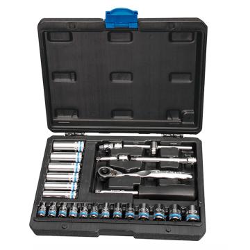 Raxwell 25件6.3mm系列套筒组套（六角套筒），RTTS0019 售卖规格：1套