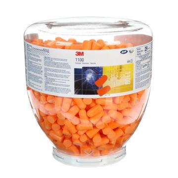 3M One Touch? 高降噪子彈型耳塞，用于391-0000耳塞分配器，391-1100 售賣規(guī)格：500副/瓶