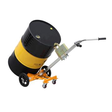 力拓中用 油桶搬运车，DE450DB DE450D，载重(KG)：450，橡胶双轮，双辅助轮，挡板升级 售卖规格：1台