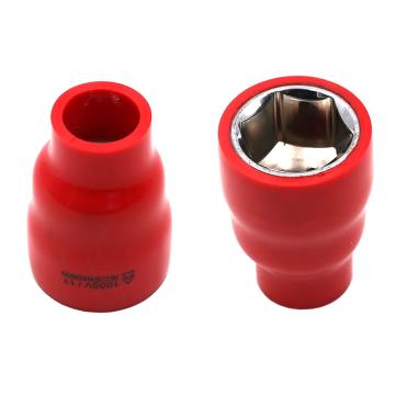 維度/WEDO 絕緣浸塑套筒頭（C=3/8＂)，IN535A-19 售賣(mài)規(guī)格：1個(gè)