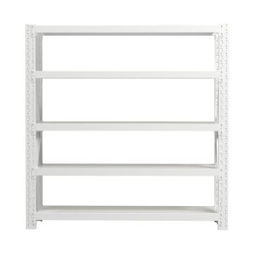 Raxwell 鋼制層板貨架主架，RHSL1255 5層，200kg，尺寸(長×寬×高mm)：2000×500×2000，灰白色，安裝費另詢 售賣規(guī)格：1套