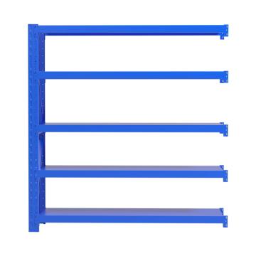 Raxwell 鋼制層板貨架副架，RHSL0556-S 5層，500kg，尺寸(長×寬×高mm)：2000×600×2000，藍(lán)色，安裝費另詢 售賣規(guī)格：1套