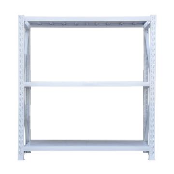 Raxwell 鋼制層板貨架主架，RHSL1535 3層，500kg，尺寸(長×寬×高mm)：2000×500×2000，灰白色，安裝費另詢 售賣規(guī)格：1套