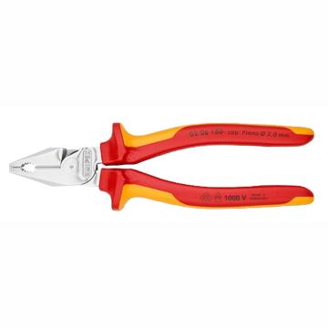 凯尼派克/KNIPEX 钢丝钳，02 06 180 180mm 售卖规格：1把