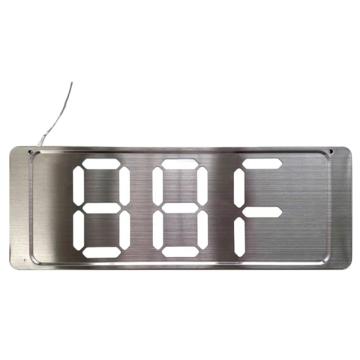敏华电工/MANVA 中型通吃款双面标志灯，自电集控兼容款不锈钢，88F图楼层，M6950(M-BLZC-2LROEⅡ1WZAC1) 售卖规格：1个