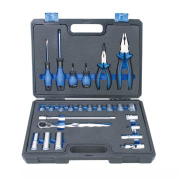 Raxwell 25件综合维修工具组套，RTTS0009 售卖规格：1套