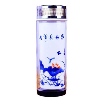 功成狮 景德镇陶瓷杯，GFUD0553 景德镇水杯陶瓷350毫升 售卖规格：1个