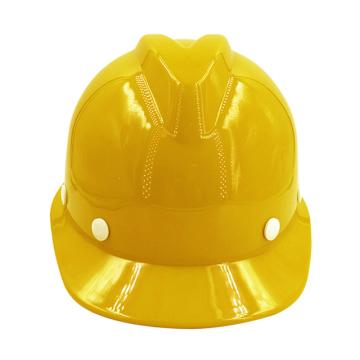 Raxwell 玻璃鋼安全帽，V型，黃色，RW5180 售賣規(guī)格：1頂