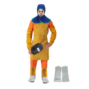 Raxwell 焊接套裝（含披肩帽*1，手持焊接面屏*1，焊接圍裙L碼*1，焊接袖套*1，焊接手套*1，焊接腳蓋*1），RW4700 售賣規(guī)格：1套