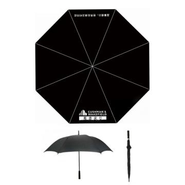 功成狮 长柄直杆商务伞定制款戴德梁行，GUFD0161 伞面幅度140cm 售卖规格：1把