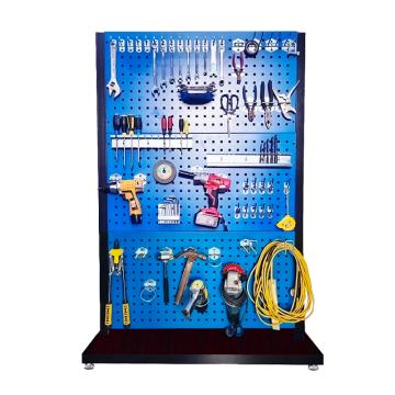 Raxwell 固定單面三層方孔物料整理架（含五金），RHSS4686 尺寸：960*375*1450mm 重量：10kg 售賣規(guī)格：1套