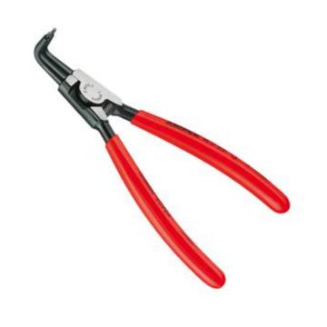 凯尼派克/KNIPEX 外卡簧钳，46 21 A01 (90°弯嘴，抛光头，塑料套柄)5" 3-10mm 售卖规格：1把