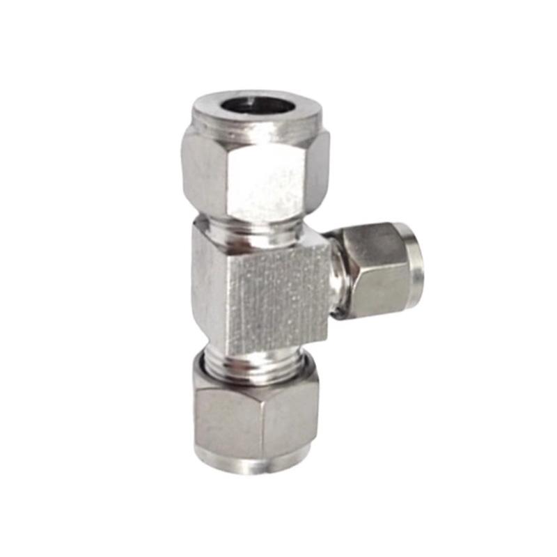 VRK 304不锈钢卡套变径三通，Φ10-Φ12-Φ10 售卖规格：1个