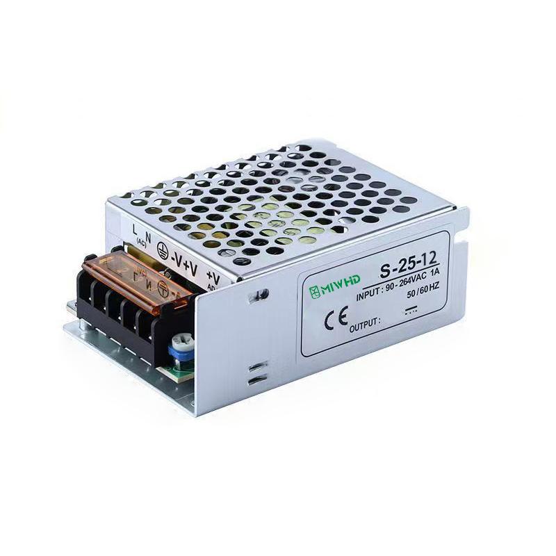 梅兰日兰/MIWHD S-25系列单组输出开关电源，S-25W-12V 25W 12V 0~2.1A 售卖规格：1台