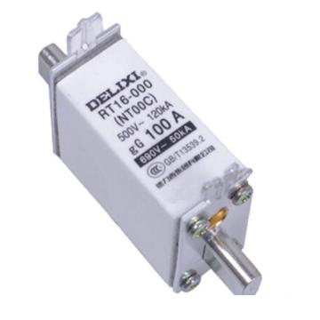 德力西/DELIXI RT16(NT)系列刀型觸頭熔斷器，RT1600T63 RT16-00 體 63A 售賣規(guī)格：1個(gè)