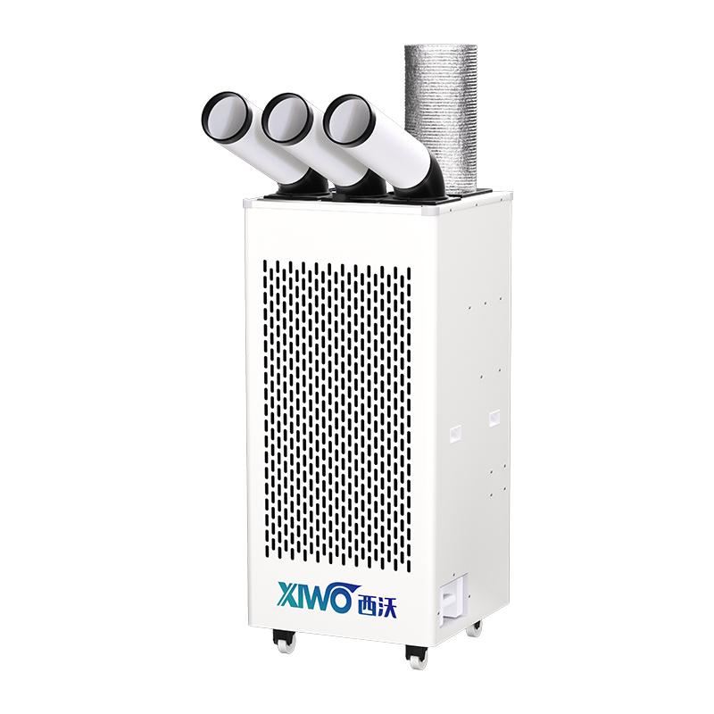 西沃 移动式工业冷气机，DNLN-3，大3P ，制冷量8KW，风量1500m³/h，220v，水箱容量13L，电脑冷暖款，三冷风管 售卖规格：1台