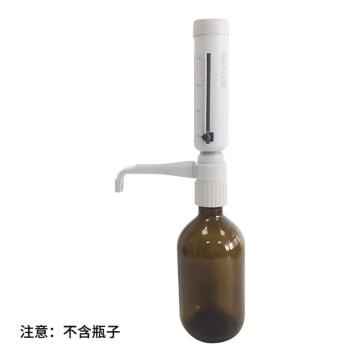 西域推荐 可调定量加液器 5～25ml不配瓶 CC-4203-08,仅科研用，可调式加液器（不配瓶） 售卖规格：1个