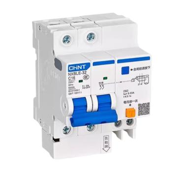 正泰/CHINT 微型剩余电流保护断路器，NXBLE-32 2P C32 30mA 6kA NXBLE-32 2P 32A C型 30mA AC 售卖规格：1个