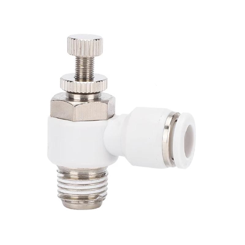 VRK 精品SL可調(diào)節(jié)流閥，SL6-02/白色 售賣規(guī)格：1個(gè)