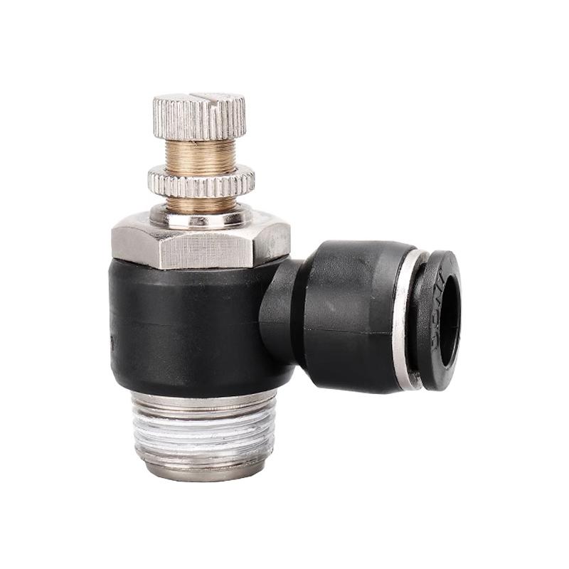 VRK 精品SL可調(diào)節(jié)流閥，SL10-04/黑色 售賣規(guī)格：1個(gè)