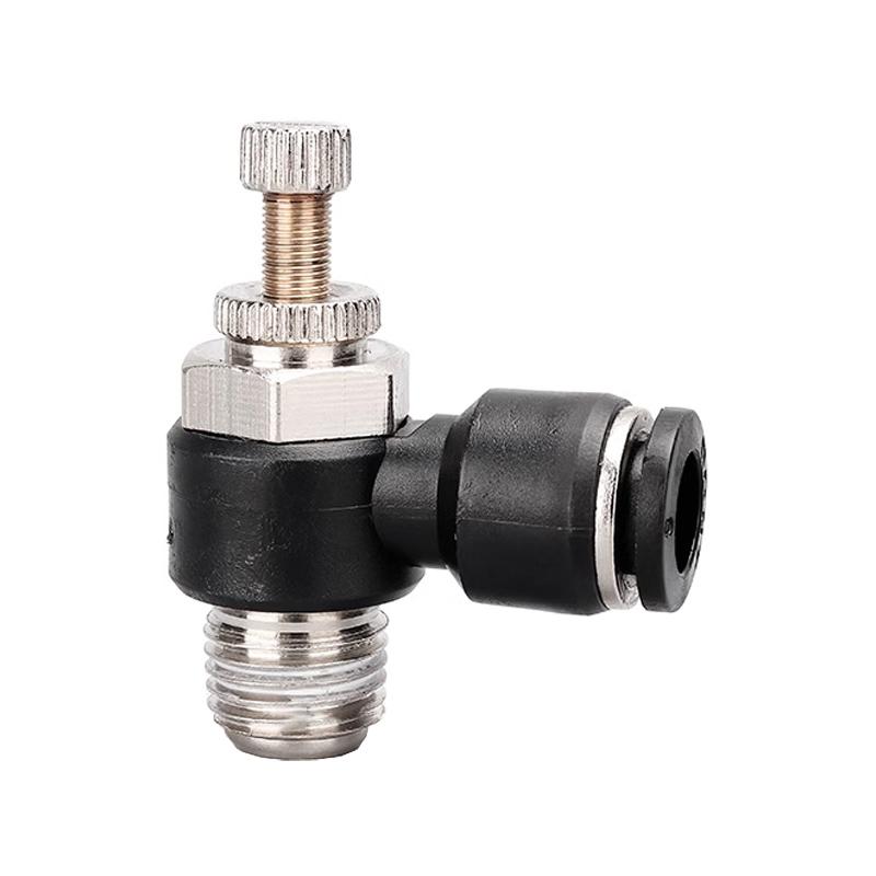 VRK 精品SL可調(diào)節(jié)流閥，SL10-02/黑色 售賣規(guī)格：1個(gè)