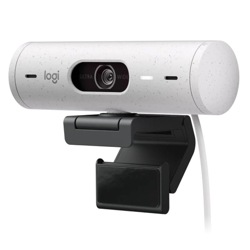 罗技/Logitech 直播摄像头，BRIO 500白色 带麦克风隐私盖 售卖规格：1个