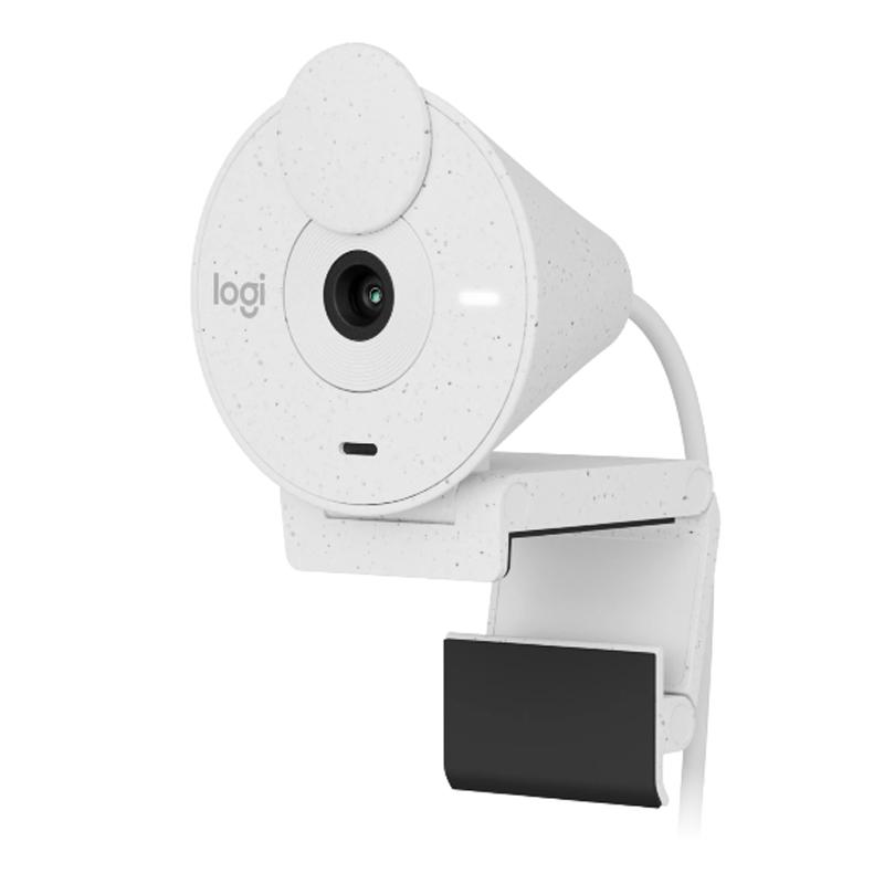 罗技/Logitech 视屏会议摄像头，BRIO 300白色 带麦克风隐私盖 售卖规格：1个