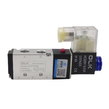 欧雷凯 电磁阀，4V210-08-AC220V 2位5通单电控 售卖规格：1个
