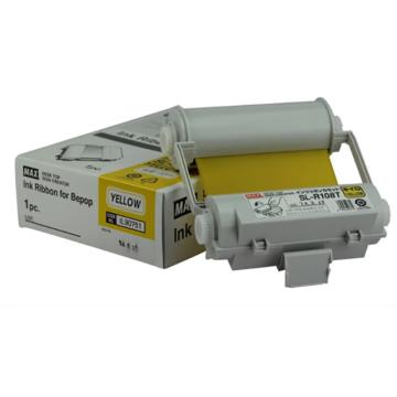 美克司/MAX 标签机贴纸，SL-R108T 黄色 售卖规格：1卷