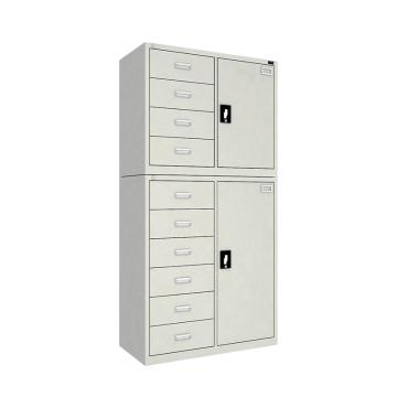 Raxwell 佰斯特聯(lián)名 防靜電工具柜,(上四抽單開(kāi)門(mén)柜,下六抽單開(kāi)門(mén)柜),鋼板厚(mm):1，CH-13-10E,不含安裝，RHSA0008 售賣(mài)規(guī)格：1臺(tái)