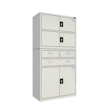 Raxwell 佰斯特聯(lián)名 防靜電工具柜,(上四門(mén)柜,下三抽雙開(kāi)門(mén)柜),鋼板厚(mm):1，CH-17-10E,不含安裝，RHSA0007 售賣(mài)規(guī)格：1臺(tái)