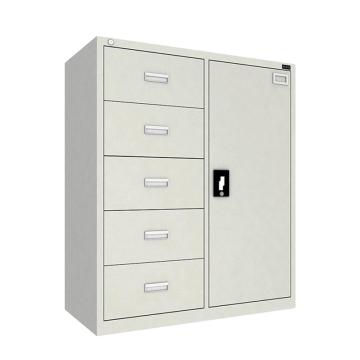 Raxwell 佰斯特聯(lián)名 防靜電工具柜,(左五抽單開(kāi)門(mén)柜),鋼板厚(mm):1，CH-1-10E,不含安裝，RHSA0005 售賣(mài)規(guī)格：1臺(tái)