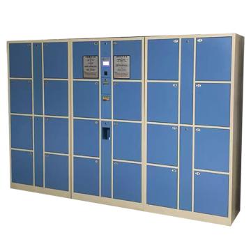 先立 实验室柜，24门，条码存衣存鞋2用柜 外型尺寸H1800×W2550×D460mm，单格尺寸H407×W300×D450mm 售卖规格：1套