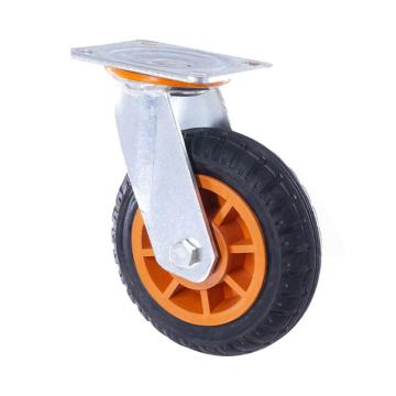 功成獅 重型橡膠實(shí)心輕音輪，GMWB0030GMWB0030 5寸萬(wàn)向輪 平板車黃芯工業(yè)腳輪 售賣規(guī)格：1個(gè)