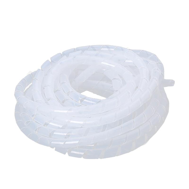 俱威 PE纏繞繞線管包線管電線保護(hù)套，白色8mm*12m 售賣(mài)規(guī)格：12米/包