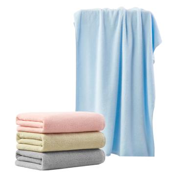 潔玉 長絨棉國民浴巾，J2077B 長絨棉70cm×140cm，440g，藍/灰/米/粉（顏色隨機發(fā)貨） 售賣規(guī)格：1條