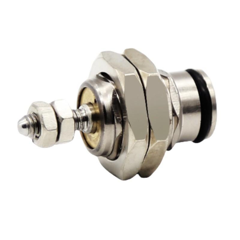 谦华智科 微型迷你外螺纹单作用针型气缸，CJPS15-5 缸径15mm-行程5mm，活塞杆外螺纹M5×0.8 售卖规格：1个
