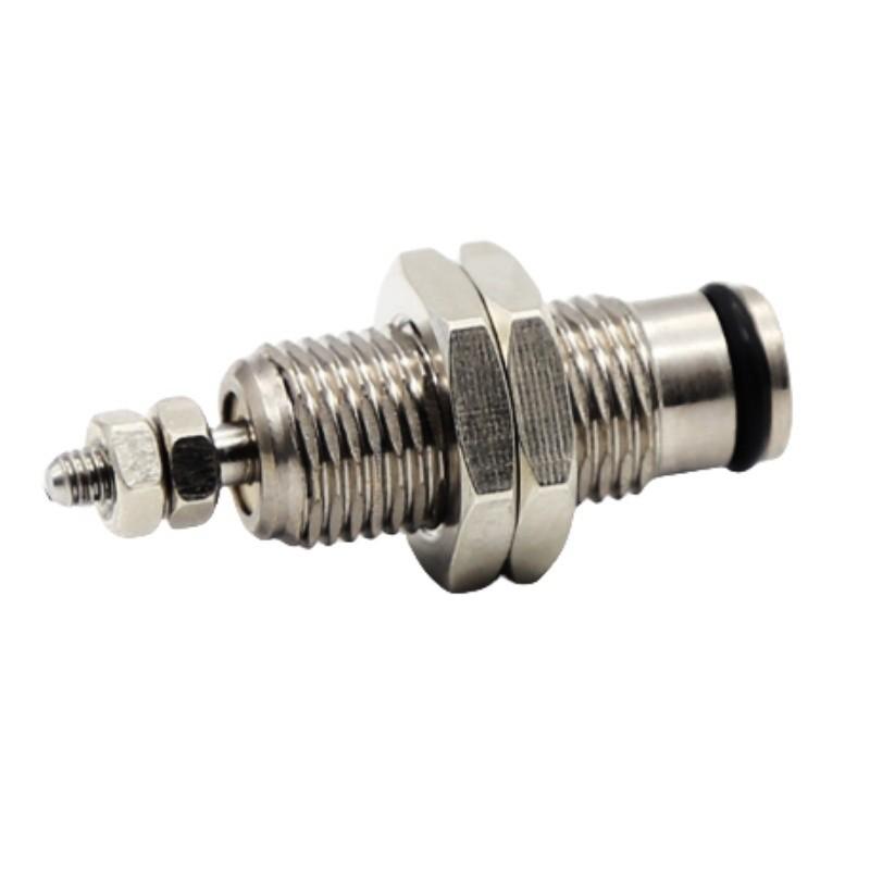 谦华智科 微型迷你外螺纹单作用针型气缸，CJPS6-10 缸径6mm-行程10mm，活塞杆外螺纹M3×0.5 售卖规格：1个